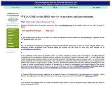 Tablet Screenshot of iprr.org